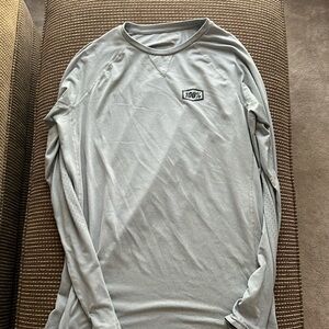 EUC 100% long sleeve tee size medium grey
